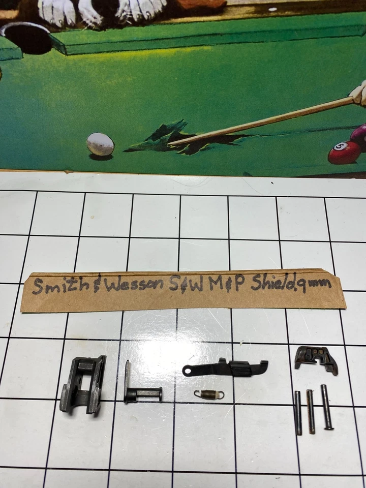 smith& wesson s&w m&p shield 9mm.slide inserto gatillo y piezas de reparación Foto 3 de 3