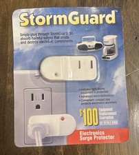 Storm Guard Electronics Surge Protector 7461 2 Line Protection Max 6000 Volts