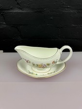 Wedgwood Mirabelle R4537 Sauciere Sauciere St&auml;nder Abtropfteller 3 Sets verf&uuml;gbar