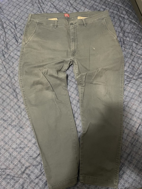 Levi's XX Chino Men's Blue Cotton Blend Twill Tapered Pants 32 40W