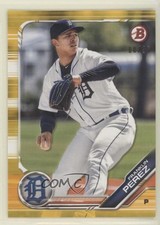2019 Bowman Prospects Gold 8/50 Franklin Perez #BP-56 0o0
