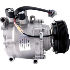 Ac Ac Compressor With 3-wire Plug For 01-05 Honda Civic 1.7l 6-groove Pulley