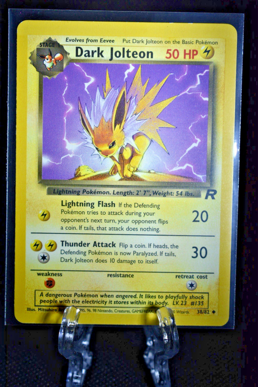 Dark Jolteon Unlimited Uncommon Pokémon Team Rocket 38/82 - MP