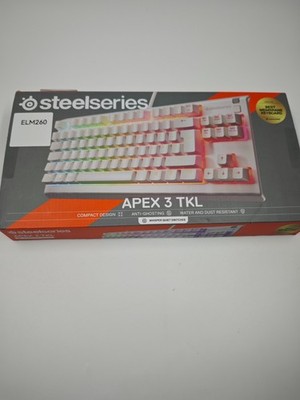 STEELSERIES APEX 3 TKL TASTATUR - Weiß | Gebraucht