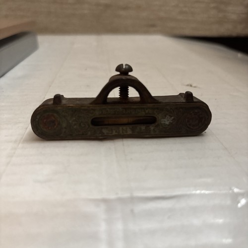 Antique Vintage Stanley Pocket Line String Bubble Level Tool Pat June 23 96 EUC - Picture 2 of 9
