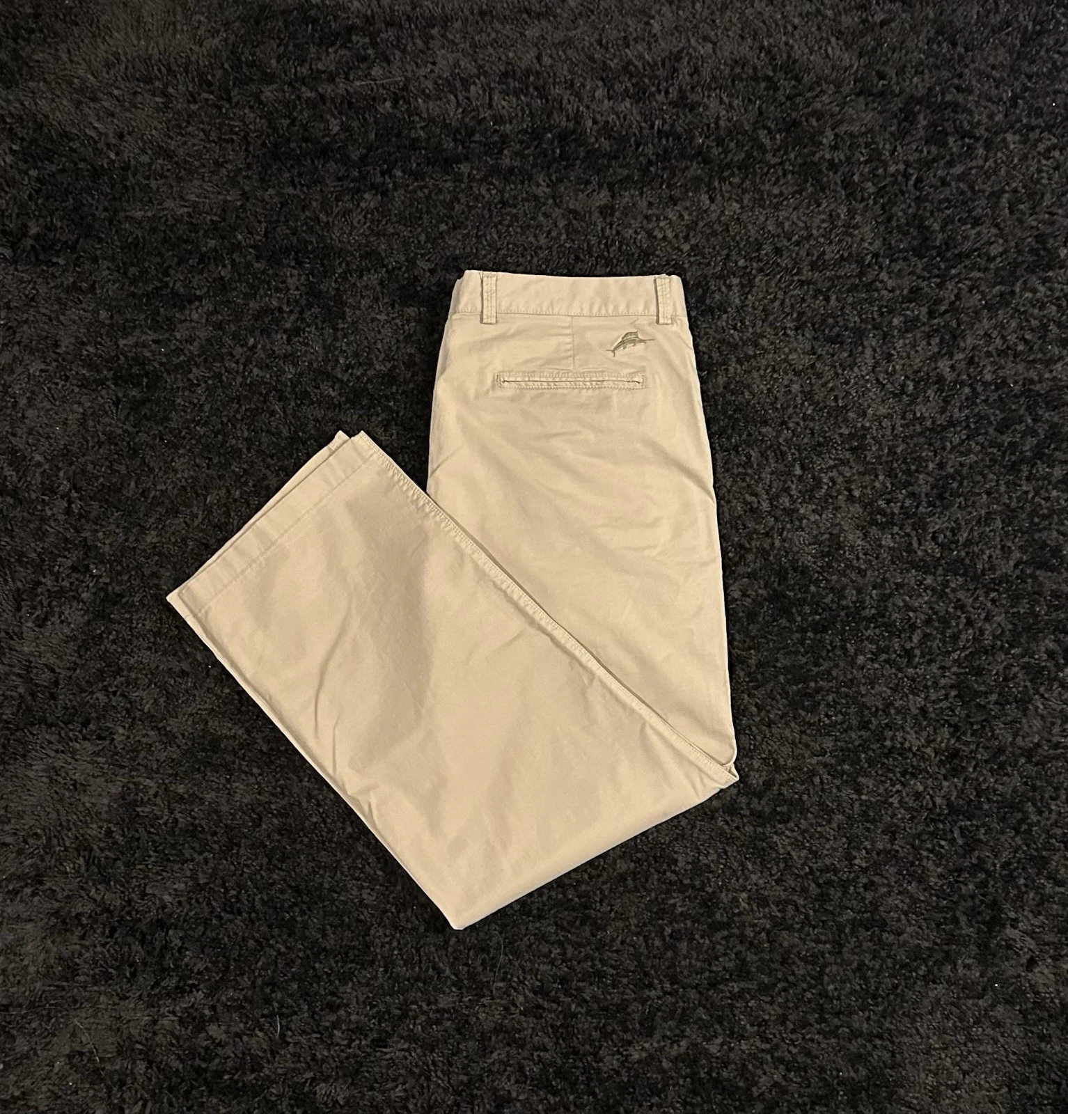 Tommy Bahama Mens Chino/Dress Khaki Pants Straight Legged Breathable- Size 34x32