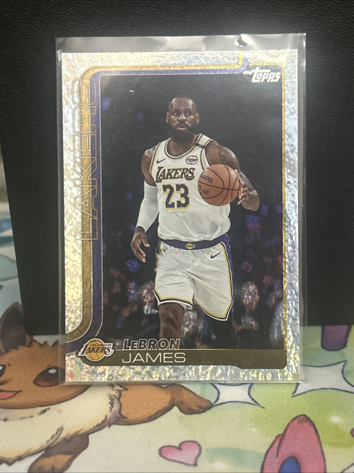 2025-26 Topps Flagship NBA Lebron James Sand Glitter Parallel LA Lakers #150