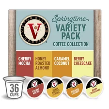 Springtime Coffee Variety Pack Single Serve Coffee Pods for Keurig K-Cup Brewers