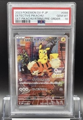 PSA 10 detective pikachu 098/sv-p nintendo promo pokemon card