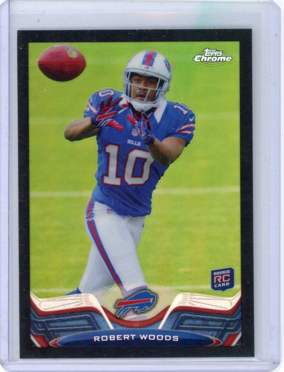 Robert Woods 2013 Topps Chrome Black Refractor /299 #3 Rookie RC
