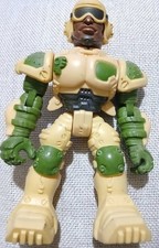 Vintage Yellow  Green Military Soldier Action Figure/Toy