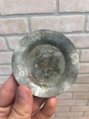 Vintage John Deere Van Brunt Sample of Material For The Steel Box Drills Moline