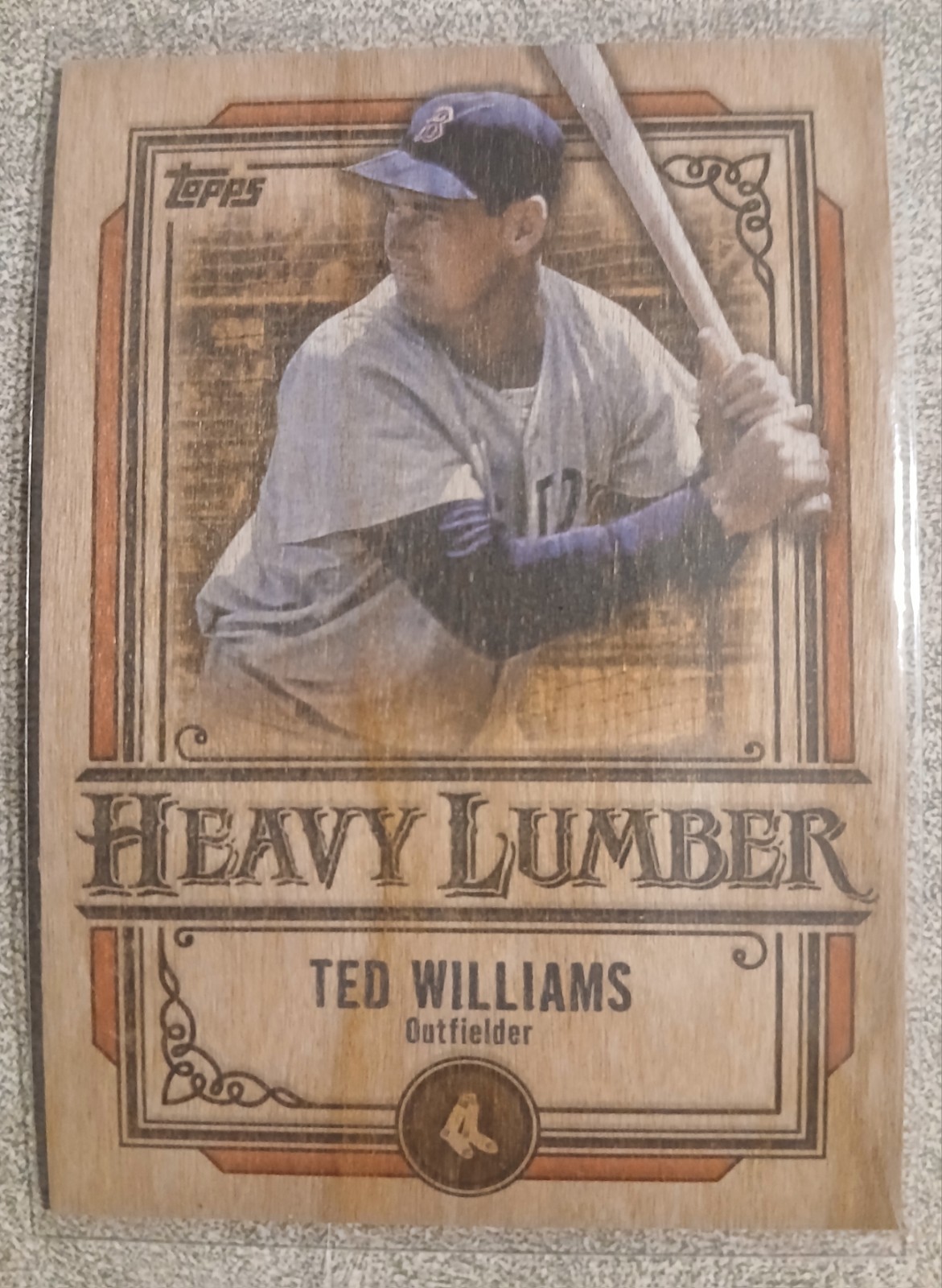 TED WILLIAMS 2025 Topps Update Series Heavy Lumber Case Hit SP #HL-50 Red Sox 🔥