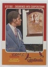 2024 Topps Heritage High Number 1975 Retires Bob Gibson #75R-10 HOF y8x