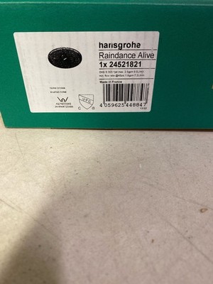 Hansgrohe 24521821 Raindance Alive S Multi-Function Shower Head - Brushed Nickel