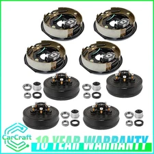 L+R Trailer 5 on 4.5 Hub Drum Kit + 10"X2-1/4" Electric brakes For 3500 lbs axle