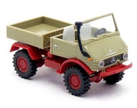 Brekina 39070 MB Mercedes Benz Unimog 421 Offen Pritsche HellgrüN LKW 1:87 H0