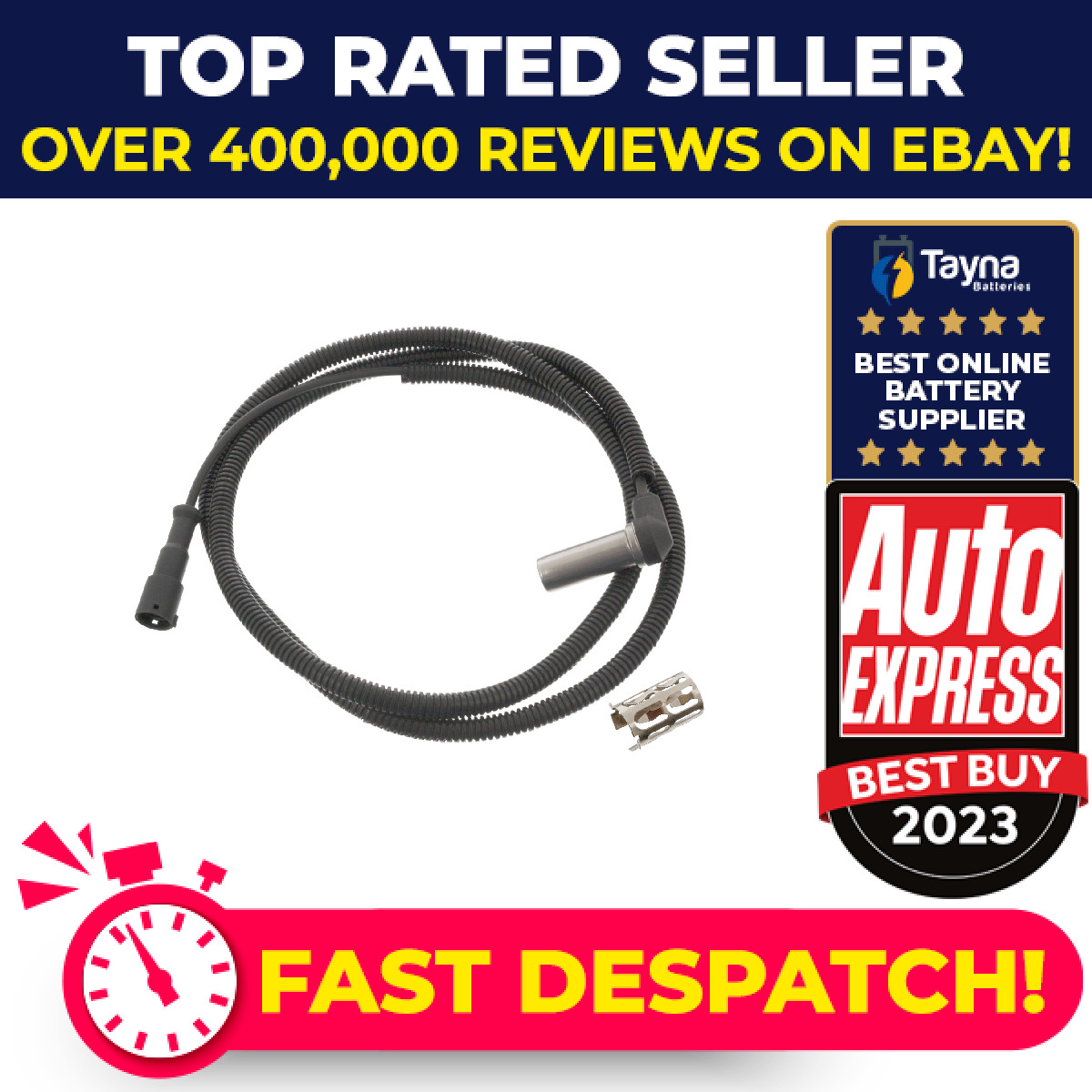 ABS Sensor Front Left or Right 46016 Febi Wheel Speed A0025422218 A0025422518