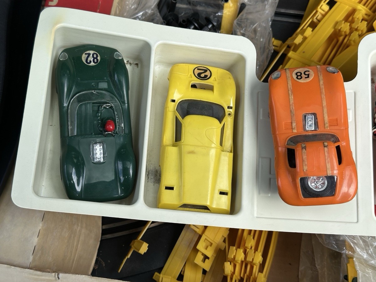 1966 Strombecker Monaco Road Racing Slot Car Set As Is | eBay