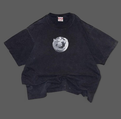 #ad 90s Firefox Browser Promo Tee Heavy Weight $74.99