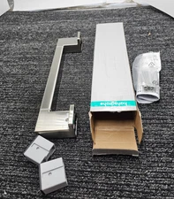 Hansgrohe 41744820 Towel Bar Bathroom Hardware Grab Bar 12-Inch Brushed Nickel