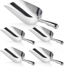 Stainless Steel Ice Scoop 5 Ounce Ideal for Candy/Ice Cube/Flour/Sugar/Coffee Be