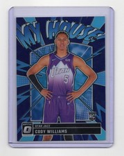 2024-25 Donruss Optic #4 Cody Williams My House Purple Shimmer