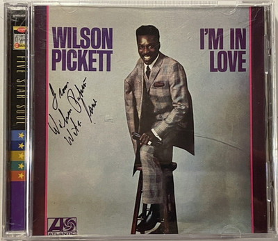 RARE SIGNED CD Wilson Pickett I'm In Love 1995 Rhino Reissue USED EXCELLENT