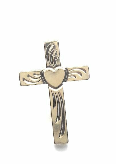 Cross Lapel Pins For Sale Silver Plated Cross Tie Tack Lapel Pin