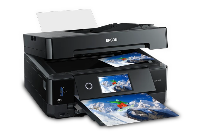 Epson Expression Premium XP-7100 Wireless Color Photo Printer - Black - Image 4 of 4