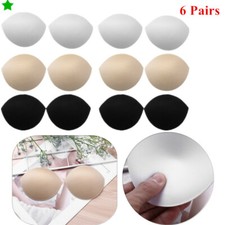 6 Pairs Nude Women Breathable Bra Cups Pads Inserts for Sports Yoga Bra AU