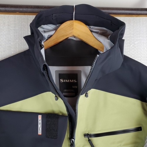 SIMMS NEW $449 Mens Size Medium 30k Waterproof CX Hooded Jacket Coat Shell Gray - Picture 7 of 24