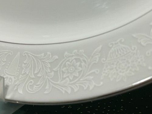 Oval Serving Platter Lovelace by CROWN VICTORIA 14" Wide - Picture 9 of 11