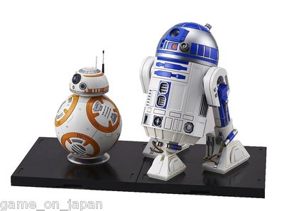 Star Wars BB-8 & R2-D2 1/12 scale Plastic Model Kit Figure The