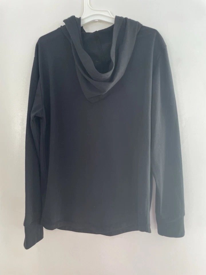 Gap Kids Marvel Boy Black Panther 100% Polyester Hooded PJ Top Moonless Night 10 - Image 4 of 4