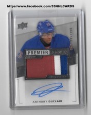 2014-15 UPPER DECK PREMIER ANTHONY DUCLAIR PREMIER ROOKIES PATCH AUTO 85/299