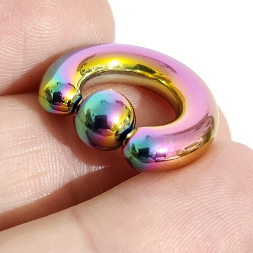 Anillo de bola cautiva CBR Prince Albert piercing en el pezón calibre 2 (6 mm... - Imagen 5 de 20