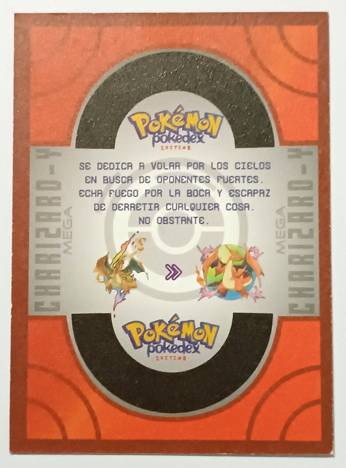 Mega Charizard Y, Pokédex