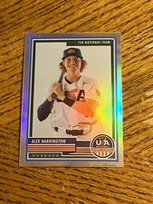 2023 Panini USA Baseball Stars & Stripes - Silver Prizm #27 Alex Harrington (RC)