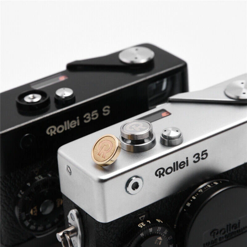 New Rollei 35 Rolleiflex Camera Shutter Release Button Steel Brass Metal Keys - Image 4 of 4