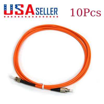 10x ST / UPC-FC / UPC fiber patch cord jumper cable,Single core 3m