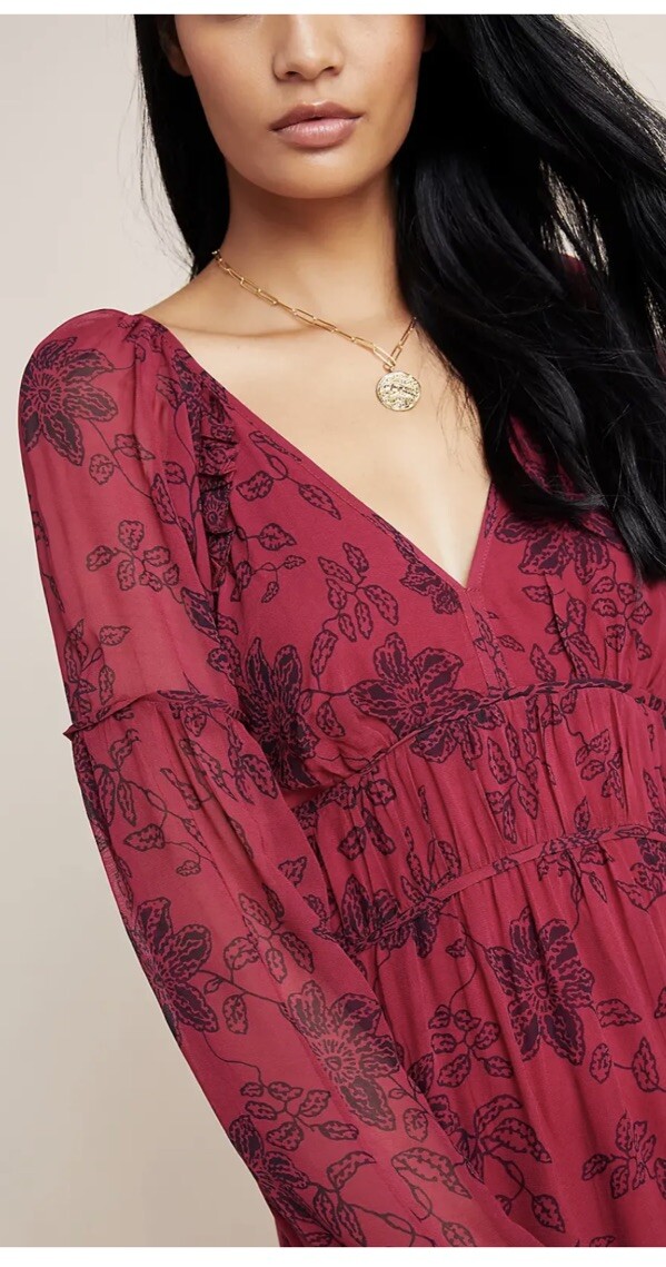 New Anthropologie Maeve Annabella Maxi Dress Size 4 | eBay