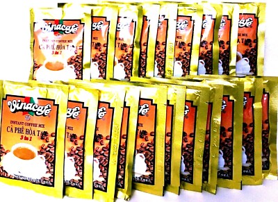 Vinacafe 3-In-1 Instant  Vietnamese Coffee Mix 1000 Sachets x 20g~09/20/2027