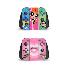 THE POWERPUFF GIRLS GRAPHICS VINYL SKIN DECAL FOR NINTENDO SWITCH JOY CONTROLLER
