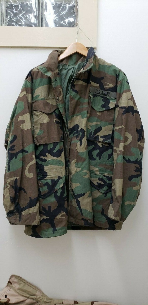 Military Issued Woodland M65 Field Jacket-ML | eBay