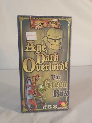 Aye, Dark Overlord! The Green Box Board Game, 2016 Fantasy NEW Rigor Mortis 