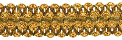 Gimp Braid Trim, Style# 0200HG, Color# 4875 - Canary Gold [14 Yards]