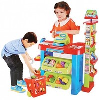 Toy Supermarket Role Play Kitchen Groceries Set Counter And Shelves Xmas Gift Toy Supermarket Role Play Kitchen Groceries Set Counter And Shelves Xmas Gift