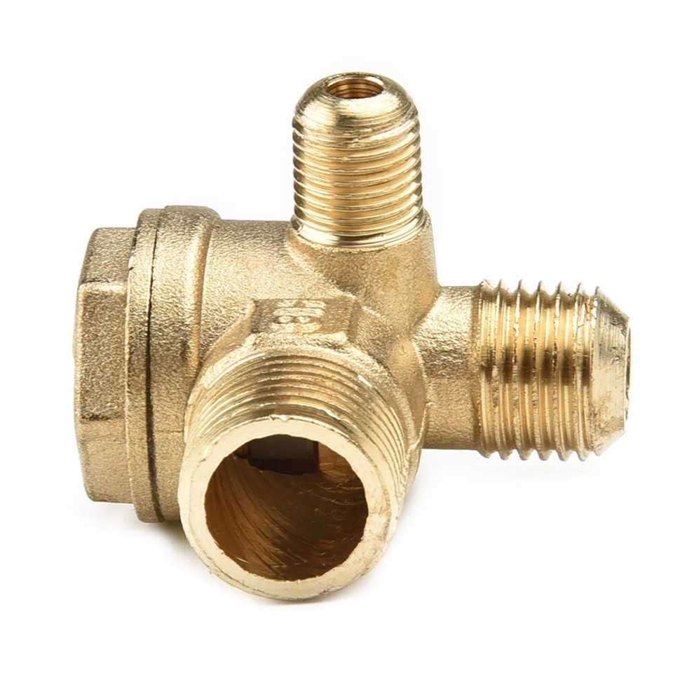 Check Valve Air Compressor Cutoff 10*14*16mm Gold Easy installation
