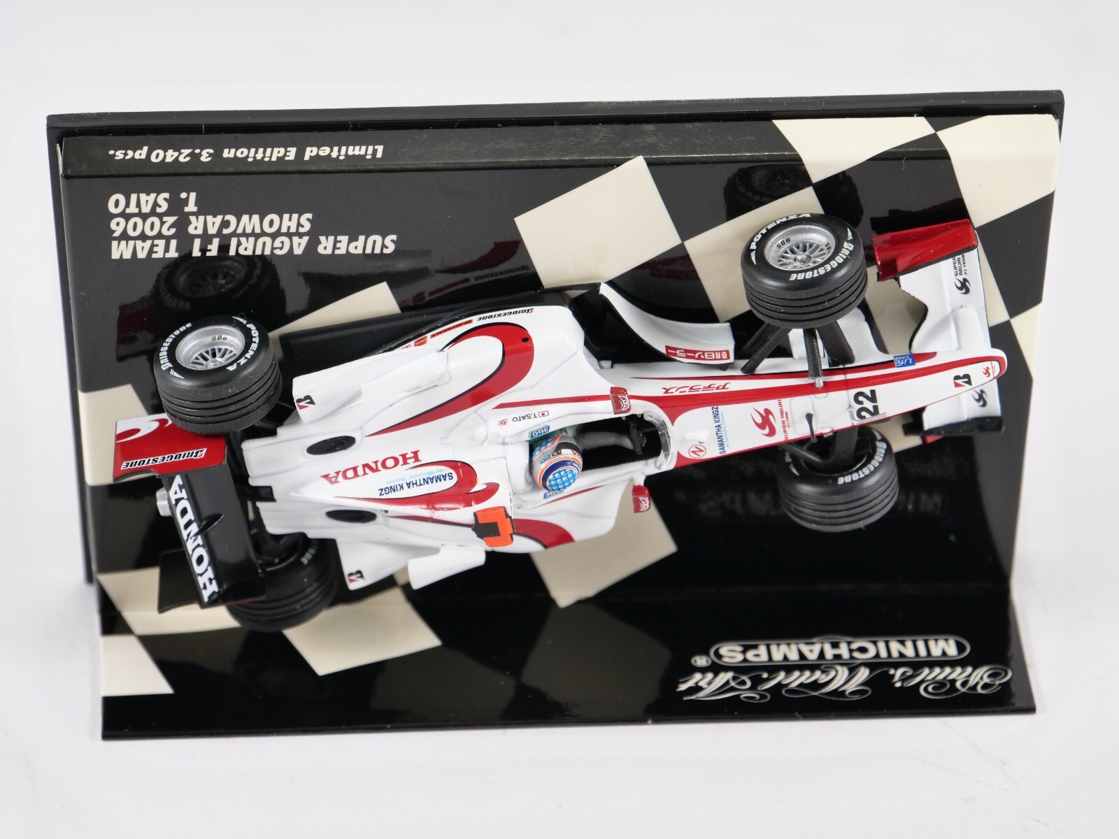 MINICHAMPS 1/43 Super Aguri F1 Team Showcar 2006 Sato 400 060192 